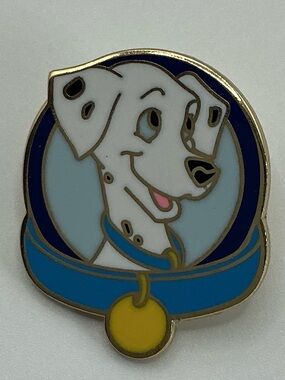 2013 MAGIC MYSTERY 101 DALMATIONS PERDITA PET COLLAR PIN
